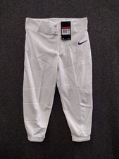 Nike Vapor Boys Select High Piped Baseball 3/4 Pants White BQ6444-102 Size L