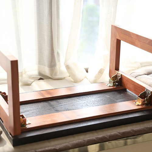 Flodable Wooden Folding Coffee Table Laptop Low Tea Table Tea Picnic Table