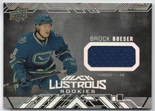 2017-18 UD Black Lustrous Rookies Jerseys RC GU Pick Any Complete Your Set