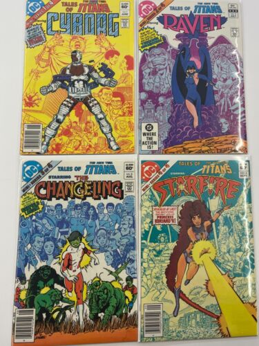 Tales of the New Teen Titans #1-4 Mini Series, 1982, Bronze Age Comic Book - Picture 1 of 9