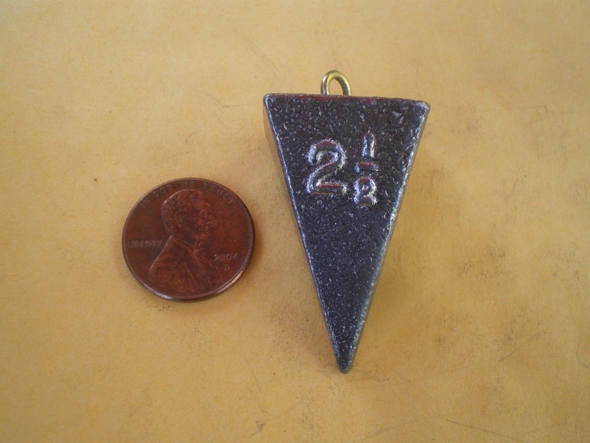PYRAMID FISHING SINKER, 2-1/2