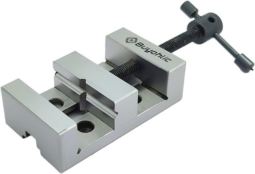 Morsa di rettifica in acciaio 2" (50 mm) per mini tornio fresa verticale scorrevole - Foto 5 di 5