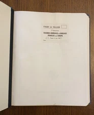 French Colonies Yvert & Tellier 115 Pages, Lighthouse Blue Spring Binder