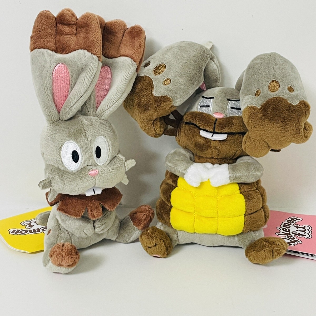 Pokemon Sitting Cuties Plush Bunnelby &Diggersby Stuffed Toy Japan
