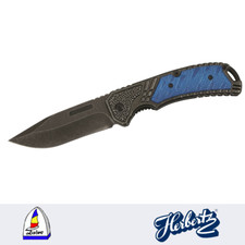 Taschenmesser, blau/schwarze Griffschale Aluminium (566612)