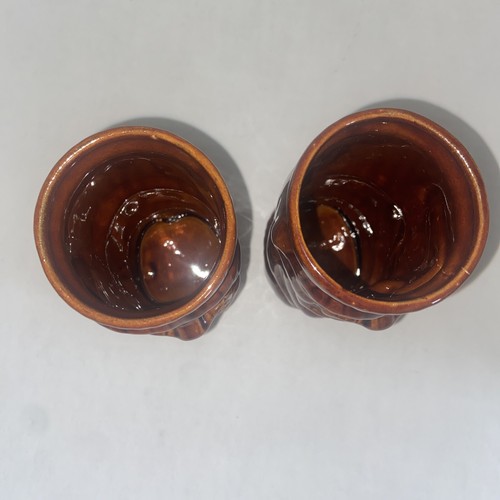 Set of 2 Vintage TIKI Bar Mugs Tumblers Vases ORCHID of HAWAII "R-76" Japan 6"t - Picture 12 of 16