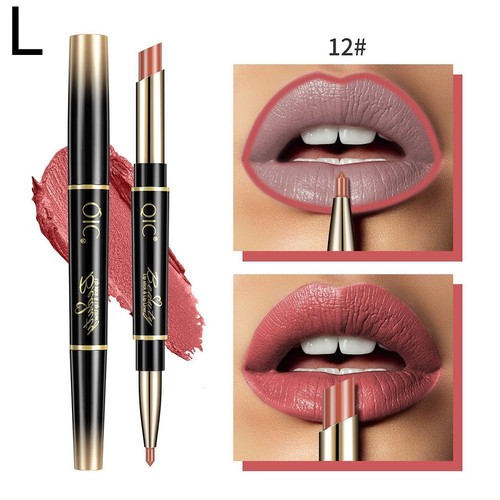 Automatic Double-Ended Lipstick Lip Liner Matte Non-Fading Makeup Set W ha1212 - Picture 23 of 23