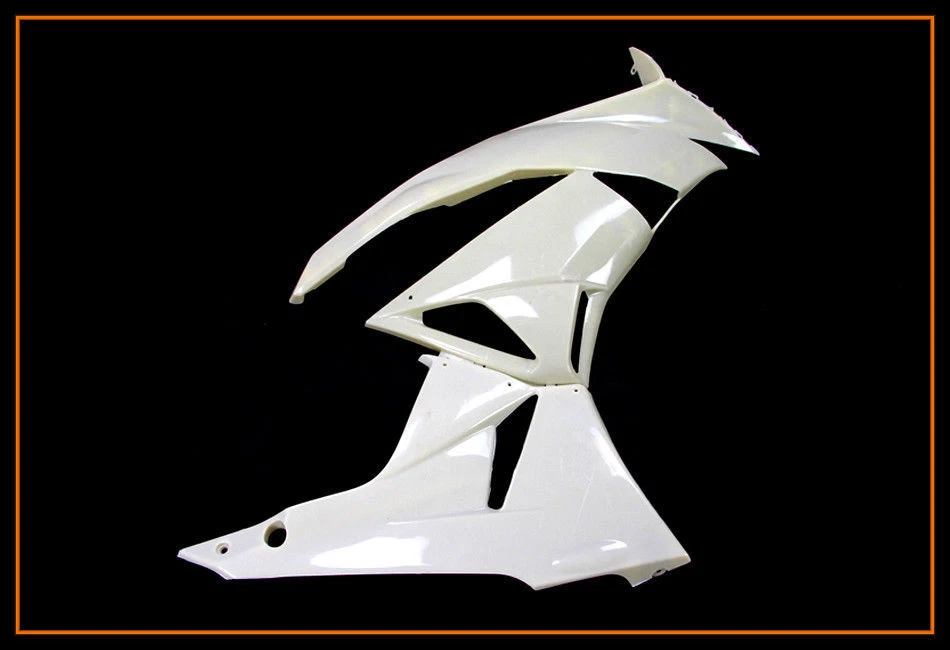 Complete ABS Fairing Kit For Kawasaki Ninja ZX6R ZX 6R 636 2009-2012 Unpainted Foto 4 de 4