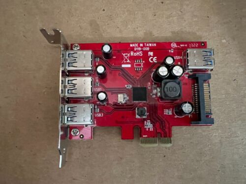 STARTECH PEXUSB3S4 4-PORT USB SATA  PCIE EXPANSION CARD L9-1(10) - Picture 1 of 3