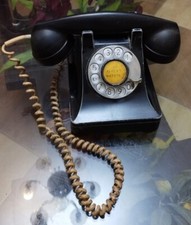 Old metal telephone from 1940