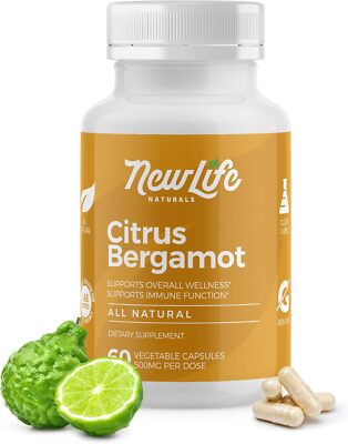 Citrus Bergamot Supplements 500 MG - Supplement for Lower Cholesterol, Heart Wel