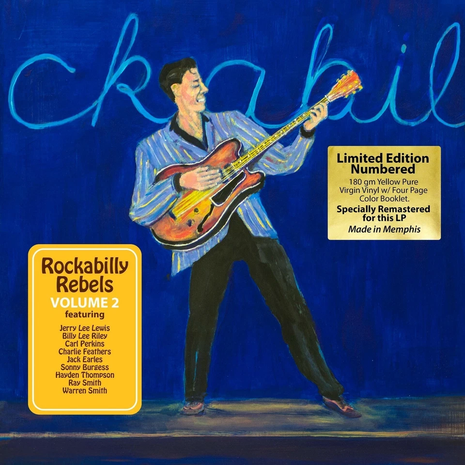 ROCKABILLY REBELS: Vol. 1 - 4 Vinyl BUNDLE (Factory Sealed, 180g, Color Booklet) - Image 3 of 4