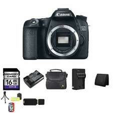 Canon EOS 70D 20.2 MP Digital Camera Body Only 16GB Package
