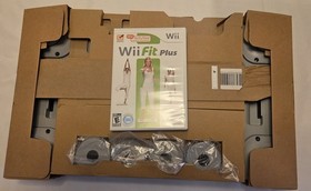 Wii Fit Plus Game & Balance Board CIB Original Boxes Tested Work Nintendo Lot