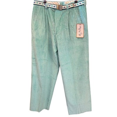 Vintage Angelo Litrico C&A Deadstock Chenille Style Corduroy Trousers Retro Mod