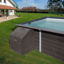 Gre Technikraum - Technikbox 0,91 m hoch für WPC Composite Pool Schwimmbecken
