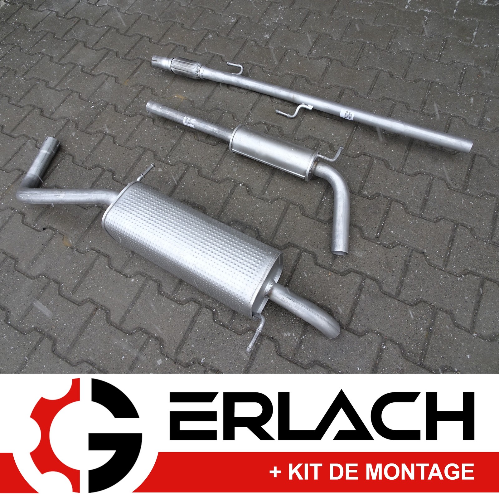 Silencieux d'échappement de haute précision Skoda Fabia II break 5215