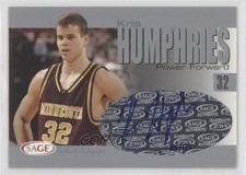 2004-05 Sage Basketball Authentic Silver 33/175 Kris Humphries #A15 Auto 4at