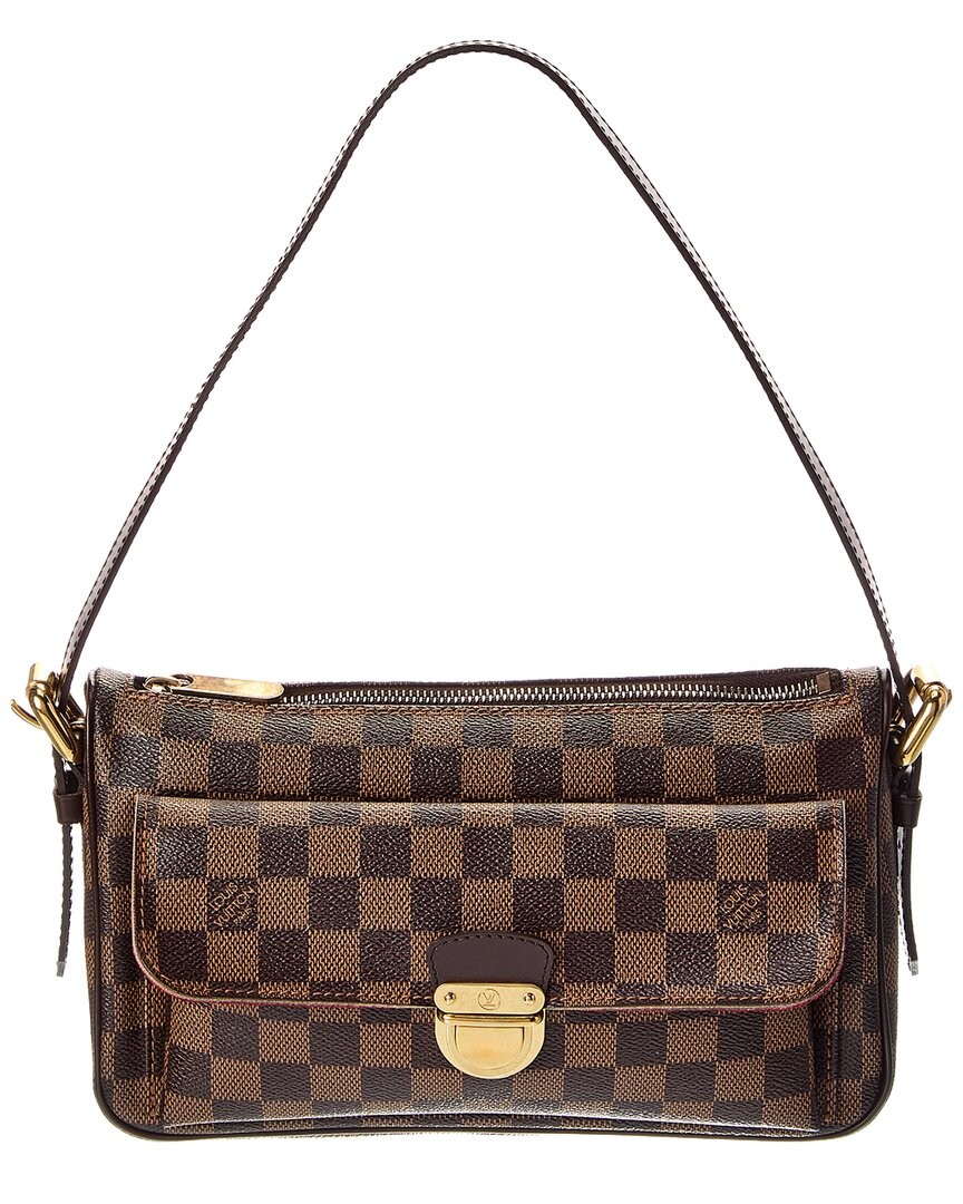Louis Vuitton Brown Damier Ebene Ravello Gm Authentic Pre-Loved Womens 312390₽