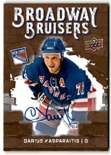 Darius Kasparaitis 2025-26 Upper Deck New York Rangers Centennial Broadway