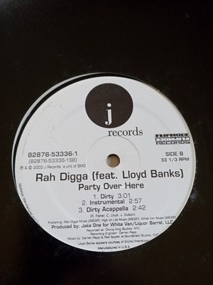 Rah Digga Feat. Lloyd Banks, Party Over Here 12'' Vynal Record New Never Played 