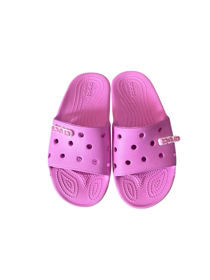Crocs女式5码懒人拖鞋粉色 — 第 4/4 张图片
