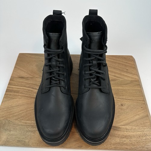New Mens Cole Haan American Classics Plain Toe Black Waterproof Boots Size 9.5 M - Picture 4 of 8