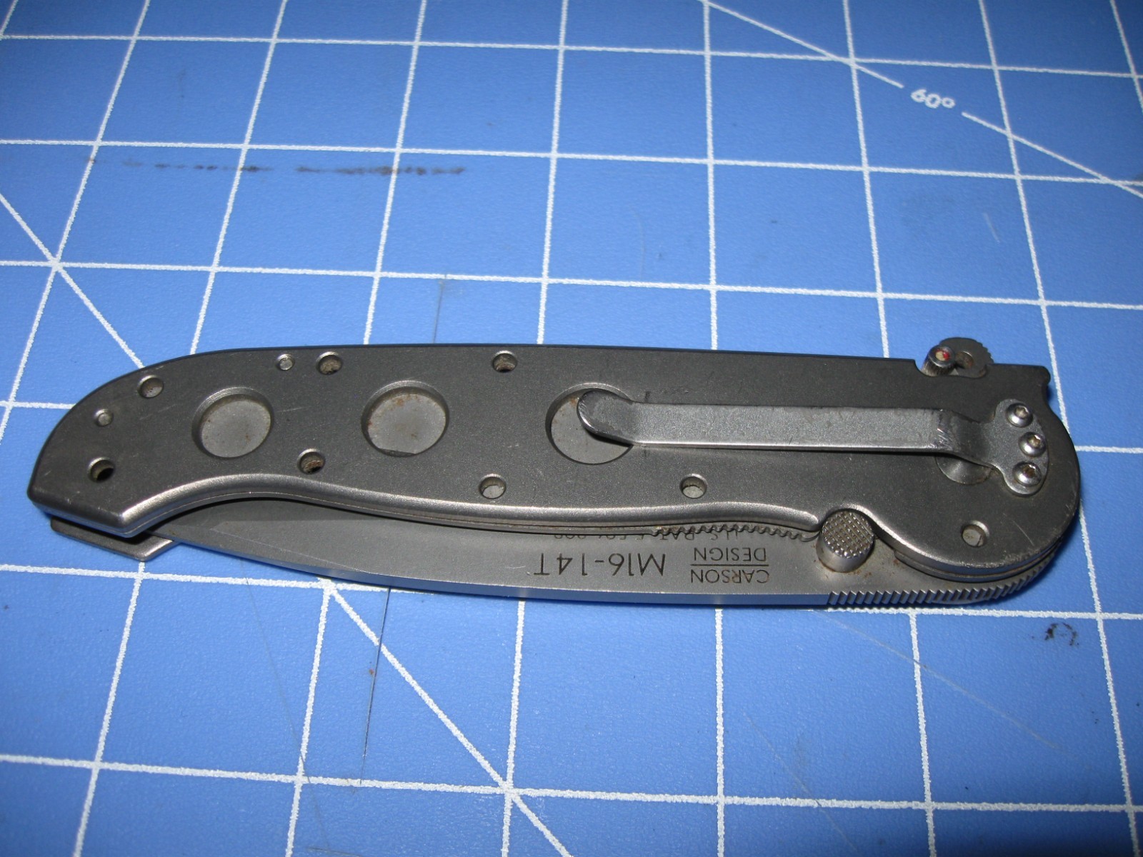 CRKT M16-14T Titanium Handle Tanto Folding Knife Part Serrated Carson Design