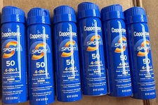 Coppertone Sport SPF 50 CS Travel Spray, 1.6 Ounce (Pack of 6)