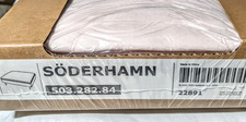 Ikea SODERHAMN Footstool /Ottoman Cover Slipcover SAMSTA LIGHT PINK New in Box!