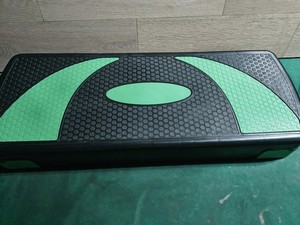 Step Riser Set Black Plastic Home Use Gym Training Full Body Legs Glutes