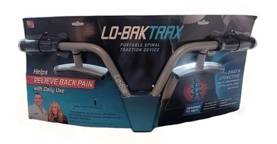 Lo-Bak Trax Portable Spinal Traction Device Relieves Back Pain w/ DVD - NEW 