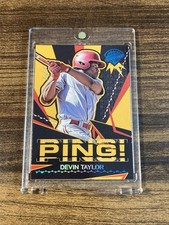 DEVIN TAYLOR #1/1 - 2025 Panini Prospect Edition PING Platinum Foil SSP #5 A's