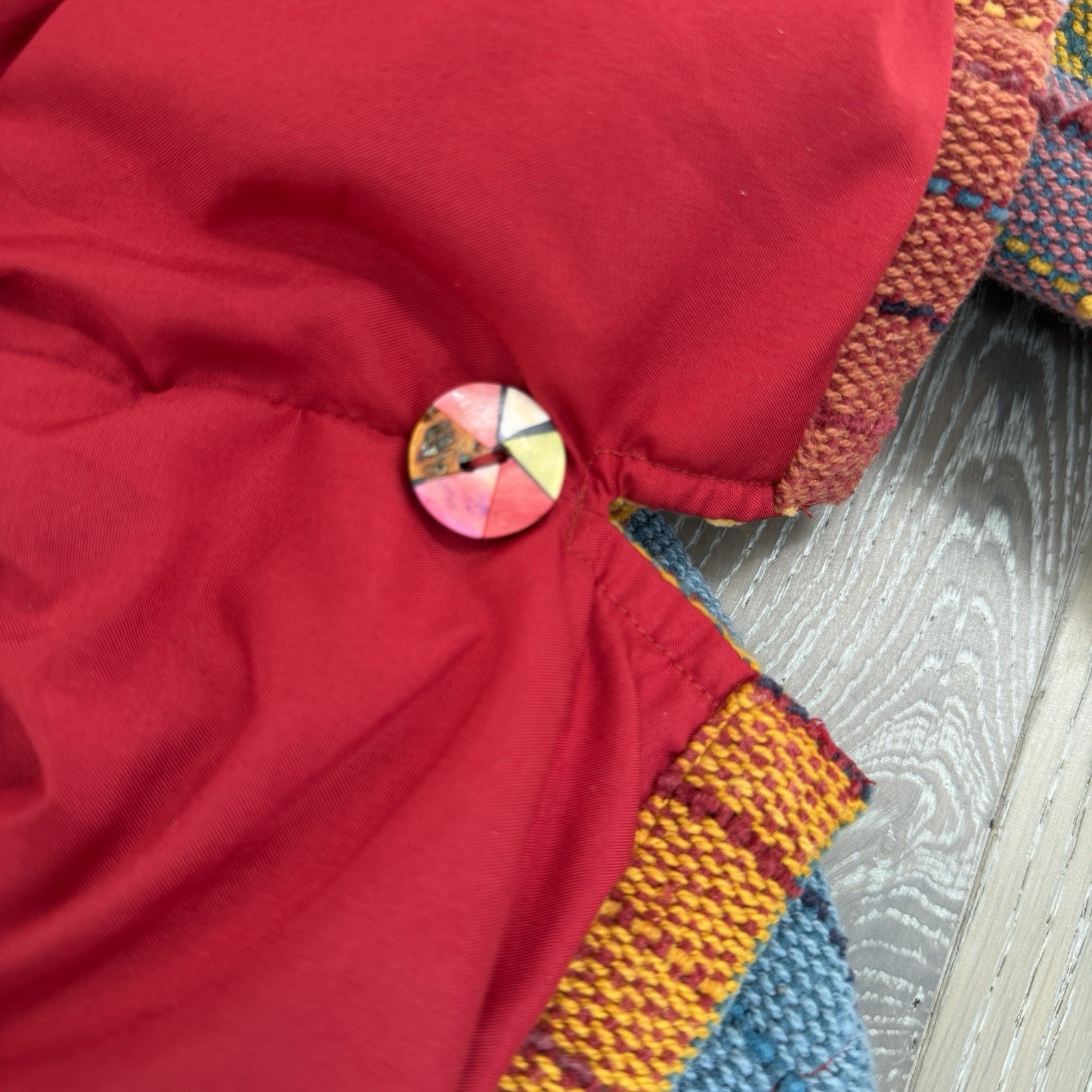 Travel Smith Artsty Patchwork Jacket Boho Artisan… - image 12