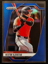 2025 Panini Prizm Heston Kjerstad #211 Blue Prizm /199