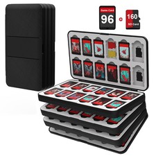 Nintendo Switch Game Card Holder 96 Slots SD Card Storage Case Organizer