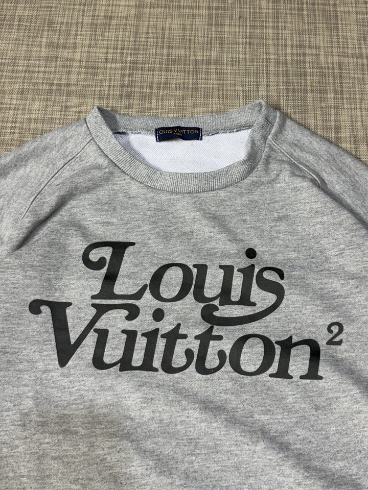 Louis Vuitton x Nigo Squared LV Sweatshirt Size M Designer Unisex  - Image 3 of 4