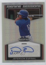2022 Panini Prizm Draft Picks Signing Sessions Jeferson Espinal #SS-JE Auto 06z2