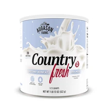 Country Fresh Instant Nonfat Dry Milk Can, Emergency Food Supply, Everyday Meals