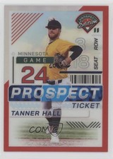 2024 Panini Prospect Edition Red Prizm 49/199 Tanner Hall #41 1oa8