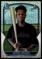 2023 Bowman #BCP-62 Antony Peguero Chrome Prospects Mojo Refractors