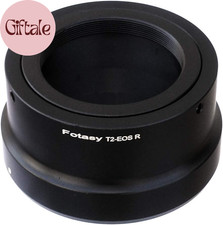 Adjustable T2 T Mount Lens to Cannon EOS RF Adapter, T2 Telescope Lens R Adapter
