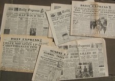WW2 EXPRESS NEWSPAPERS HOME FRONT NEWS etc YOU CHOOSE - possibly early reprints?