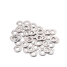 M2 Washers M2 X 5X0.3Mm Large OD Plain Wide Metal round Flat Spacer Repair Washe