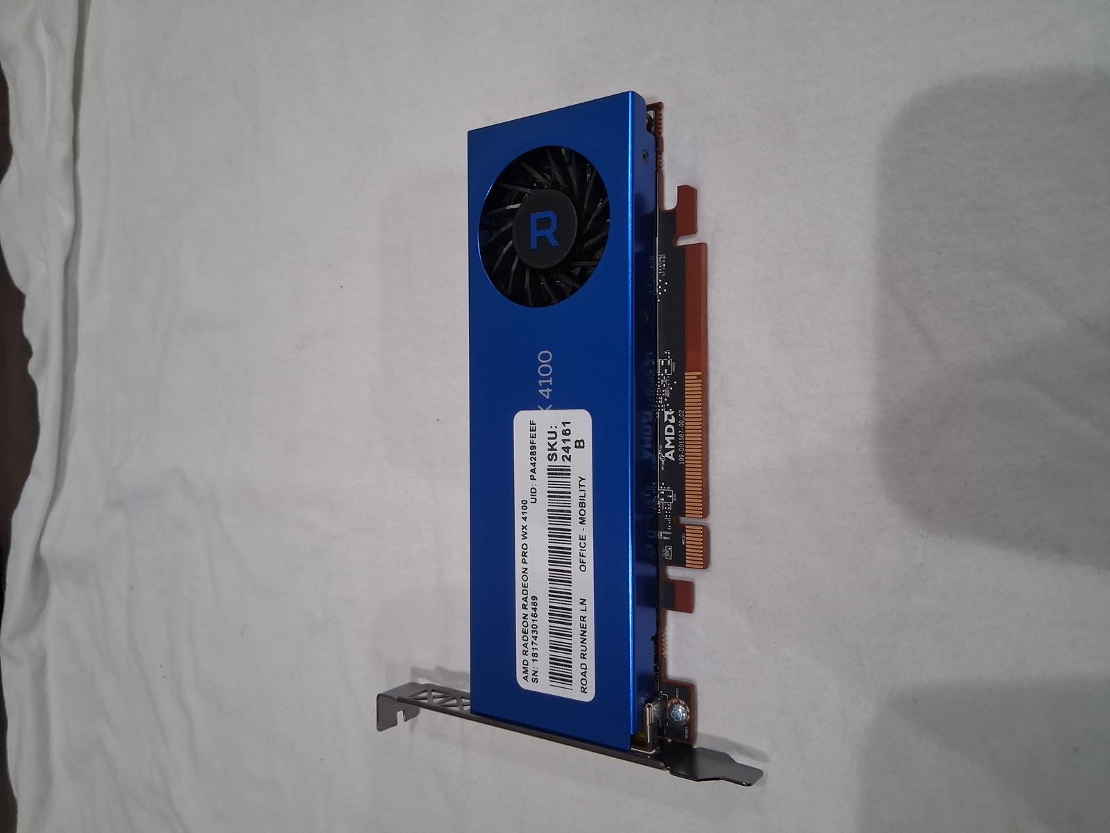 AMD RADEON PRO WX 4100 4GB DDR5 GPU Graphics Card