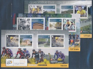 XE72812 Great Britain 2014 Tour de France cycling sports sheets XXL MNH