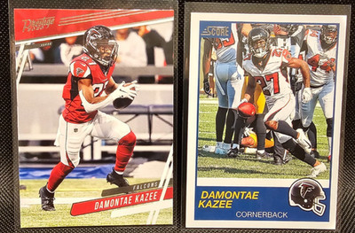 Damontae Kazee Atlanta Falcons lot of 2 Cards
