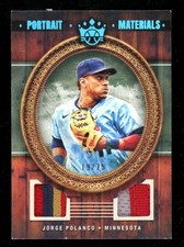 2022 Panini Diamond Kings Jorge Polanco Jersey Patch Holo Blue /25 U6726