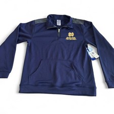 XL 16/18 Notre Dame Quarter Zip   NWT Y2K Sports Prep - Knights Apparel