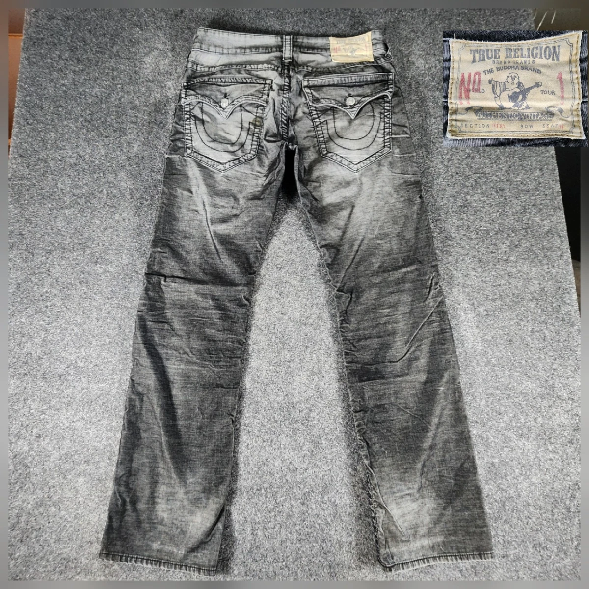 True Religion World Tour Denim Jeans for Men for sale | eBay